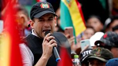  El lder cvico boliviano Luis Fernando Camacho 