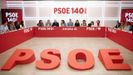 Comisi�n ejecutiva del PSOE en la que se ratific� el acuerdo con ERC