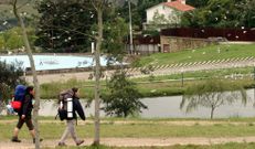 El lago ganar� protagonismo cuando sea habilitado para el ba�o. 