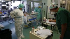 La unidad de reanimaci�n es una de los dos que est�n operativas en Montecelo para pacientes covid graves