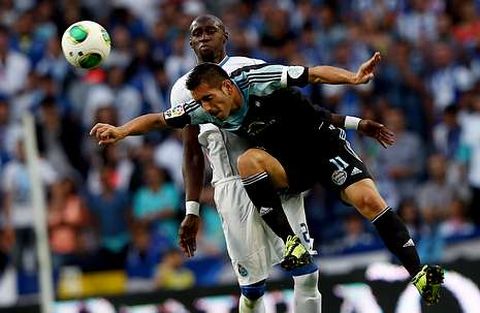 Charles jug sus primeros minutos como jugador cltico despus de no participar el mircoles ante el Coruxo.