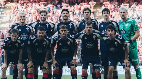 Once inicial del Celta en el primer amistoso de pretemporada, ante el Braga.