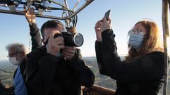Turistas procedentes de Galicia nas viaxes en globo que se ofertan este ver�n na Ribeira Sacra