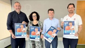Hector Galán, Margarita Hermo, José Ramón Romero y Martín Guerrero, en la presentación.
