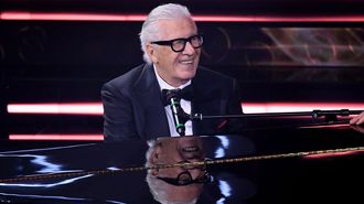 Peppino di Capri en su &uacute;ltima participaci&oacute;n en el Festival de San Remo, en el a&ntilde;o 2023