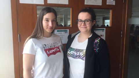 Clara y Bibiana creen que la ampliaci�n del horario del Aulario har� que sus aulas no est�n tan congestionadas durante el d�a