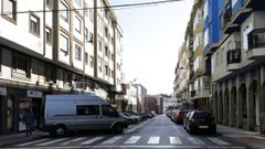 Calle Pardo Bazn en Burela