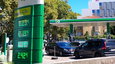 Estaci�n de servicio en Oporto