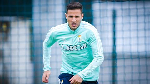 Luismi, entrenando en El Requex�n