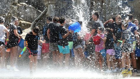 El momento culminante de las fiestas de Vilagarc�a llegar� el 16 de agosto con la Festa da Auga