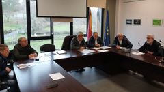 Una de las reuniones incluidas en la ronda de contactos con los alcaldes