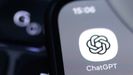 Un m�vil usando la aplicac�n de ChatGPT