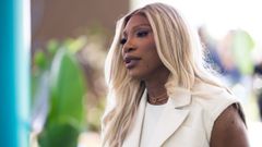 Serena Williams, durante un acto en Miami.
