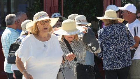 Sombreros para protegerse del calor en O Grove