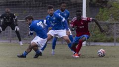 Imagen del Malpica - San Lorenzo disputado en A Pedra Queimada
