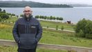 Manuel Tojeiro, Nolo, el viernes en el recinto del lago ponts, que permanece cerrado por las noches