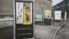 La exposici�n Mapa de evacuaci�n de Gaza, del artista palestino Mohammed Al-Haj, puede visitarse en el campus de Vigo