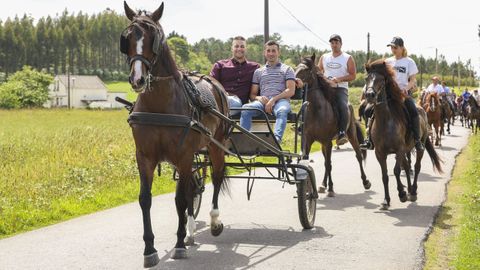 <span lang= gl >Ruta cabalar na Costa da Morte, en imaxe de arquivo</span>