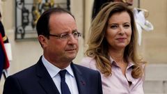 Hollande y Valerie Trierweiler