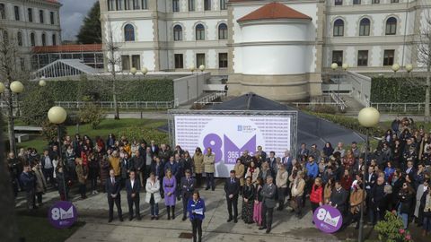 Acto institucional de la Xunta por el 8M