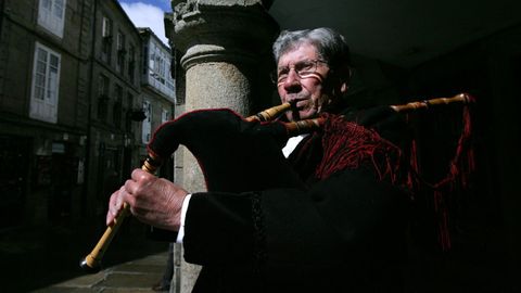 Manuel Miramontes Fandi�o, Bartolo, en la R�a do Vilar en mayo del 2013