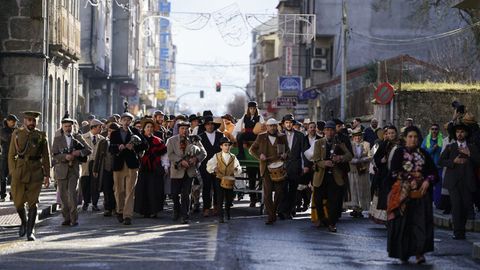 Xinzo se visti de poca para el domingo oleiro.