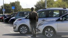 Los gorrillas son unos habituales en el leiraparking del HULA, en Lugo