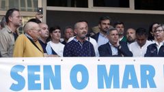 Concentraci�n en Ribeira por la pesca de fondo, en 2022