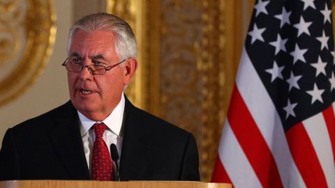 El secretario de Estado de EE.UU., Rex Tillerson