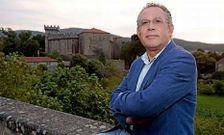 Daniel Rego, ayer por la tarde en Vimianzo, después de hablar con sus abogados en Santiago.