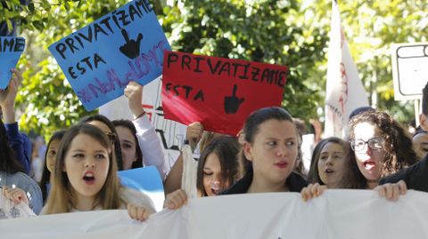 Manifestaci�n en Santiago