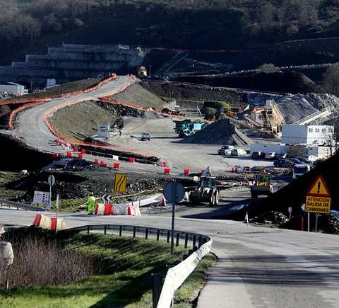 Las obras del AVE son el eje dinamizador de la econom�a de A Gudi�a.