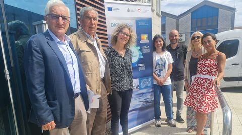 Presentaci�n del proyecto Digimar, de Opromar, en el puerto de Mar�n