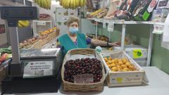 Margarita Otero, de la Fruter�a Margarita en Ourense