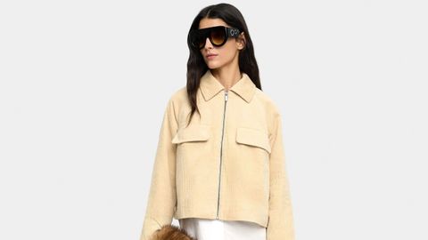 Una cazadora de pana de Parfois