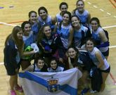 Las jugadoras de la selecci�n gallega cadete conf�an en acceder al podio del campeonato de Espa�a