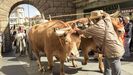 El transporte del vino en la Feira Franca de Pontevedra