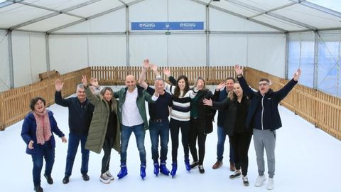 Pista de patinaje sobre hielo