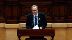 Quim Torra: �Nuestro presidente es Puigdemont y seremos leales al mandato del 1-O�