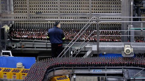 Imagen de archivo de la fbrica de Estrella Galicia en A Grela