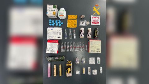 La Guardia Civil requis sustancias de diversos tipos