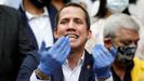 Juan Guaido, durante una conferencia de prensa la pasada semana en Caracas