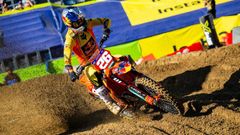 Jorge Prado, durante uno de los playoffs del AMA SuperMotocross.