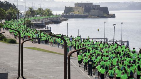 13.� edici�n de la Marcha Solidaria contra el C�ncer en A Coru�a