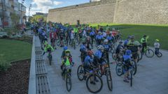 Las bicis llenaron por un d�a las calles de Lugo