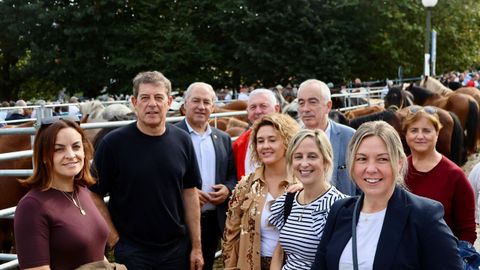 Besteiro, este s�bado, en la feria das San Lucas, en Mondo�edo