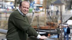Gonzalo Ant�n, en el muelle de Curuxeiras de Ferrol, en una foto de archivo.