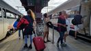 Viajeros en la estaci�n de A Coru�a
