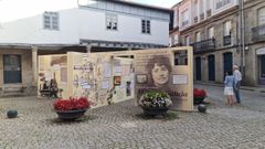 La exposici�n al aire libre podr� verse en la plaza del Mercado hasta el 3 de octubre