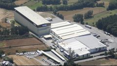 Imagen area de la planta de Lactalis en Vilalba